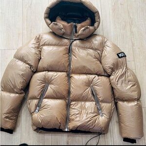 Mackage taupe puffer jacket